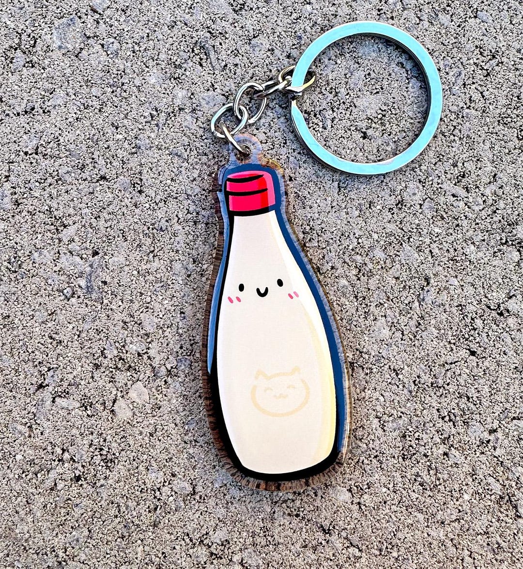 Japanese Food Keychains Japanese Mayonnaise Keychain | Cute Acrylic Keychain | Kawaii Food ...
