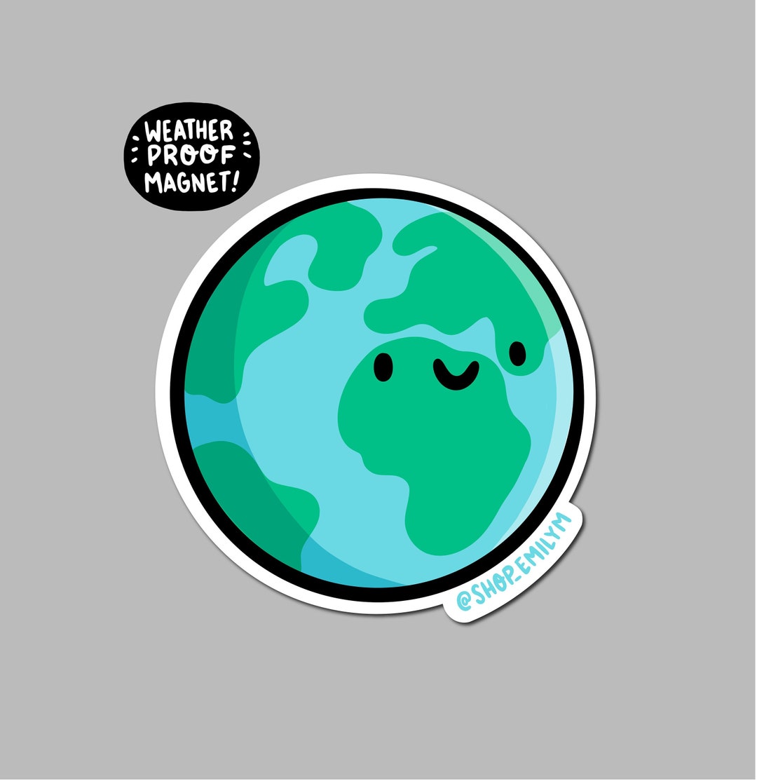 Earth 2023 Weatherproof Vinyl Earth Car Etsy