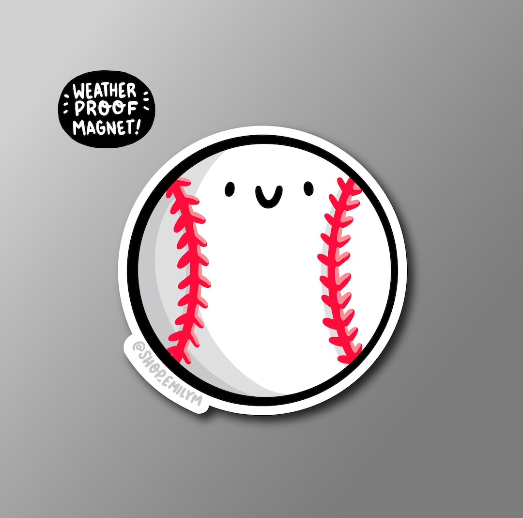 Baseball Magnet| Waterproof Car Magnet | Baseball Car Magnet| Cute ...