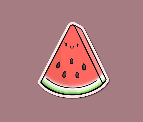 Watermelon Fruit Sticker Watermelon Fruit Sticker