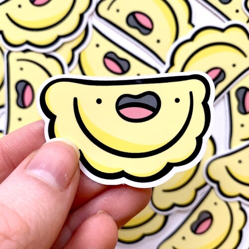 Mini Pierogi Sticker Vinyl Sticker Waterproof Sticker - Etsy