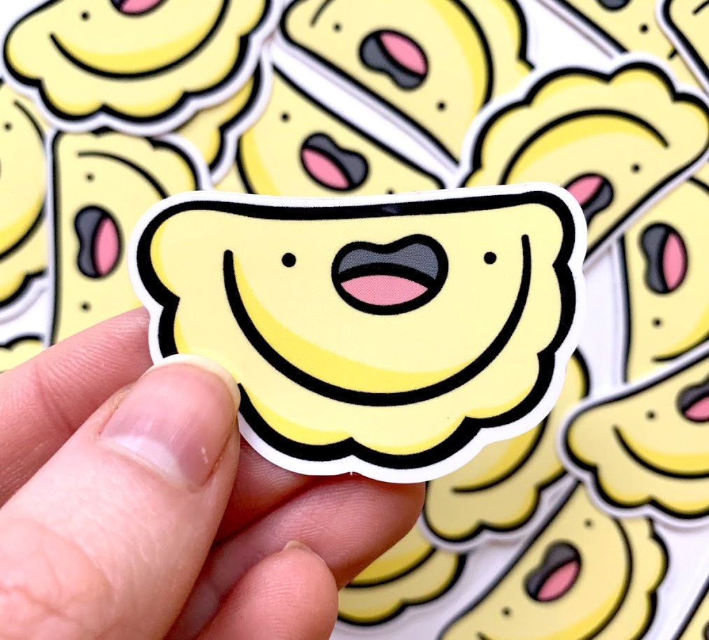 Mini Pierogi Sticker | Vinyl Sticker | Waterproof Sticker | Kawaii St…