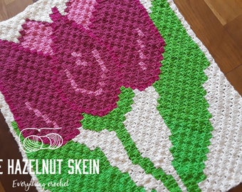 Spring Tulip Blanket Pattern