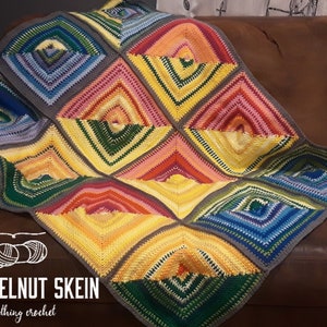 Split-Square Temperature Blanket