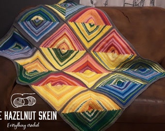 Split-Square Temperature Blanket