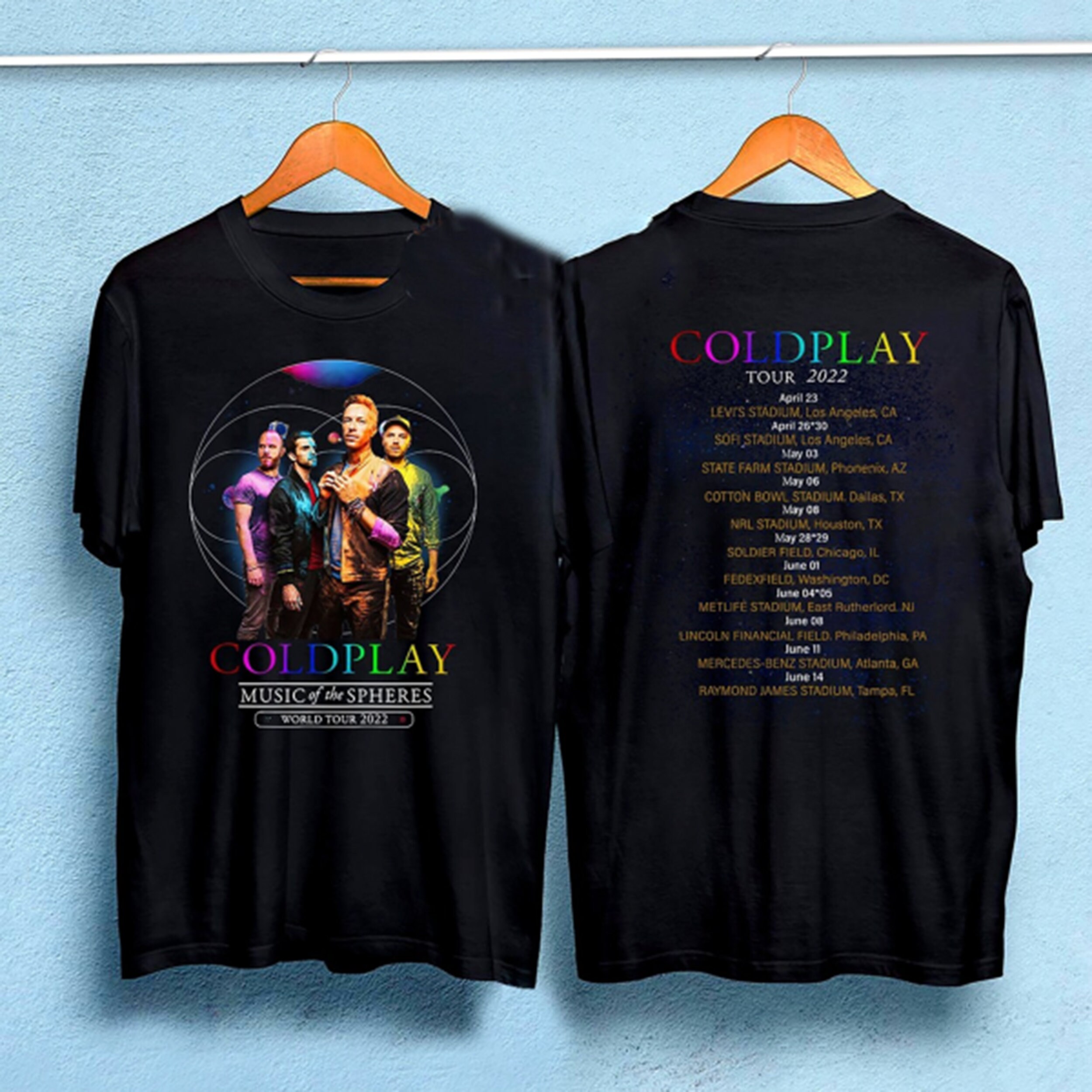 Coldplay World Tour 2023 Shirt - Ink In Action