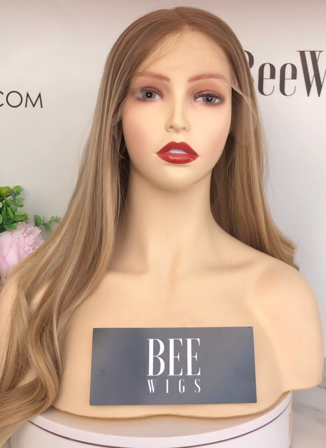 Jewish Sheitel Wig With Real Blonde Hair Luxury Wig Etsy