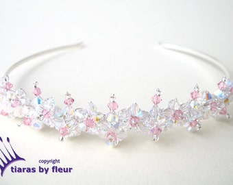 Flora Swarovski crystal flower tiara