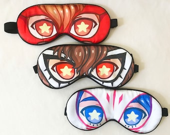 Persona 5 Silk Sleep Masks (in collaboration with YSBCreations)
