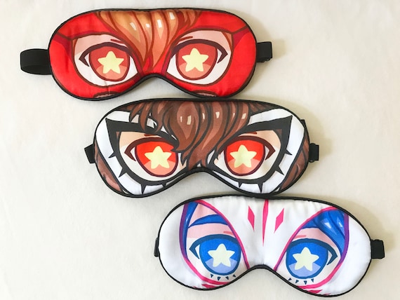 Persona 5 Silk Sleep Masks (in collaboration with YSBCreations)