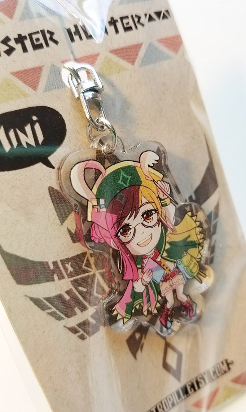 Monster Hunter 2 Clear Acrylic Charm Double Sided | Etsy
