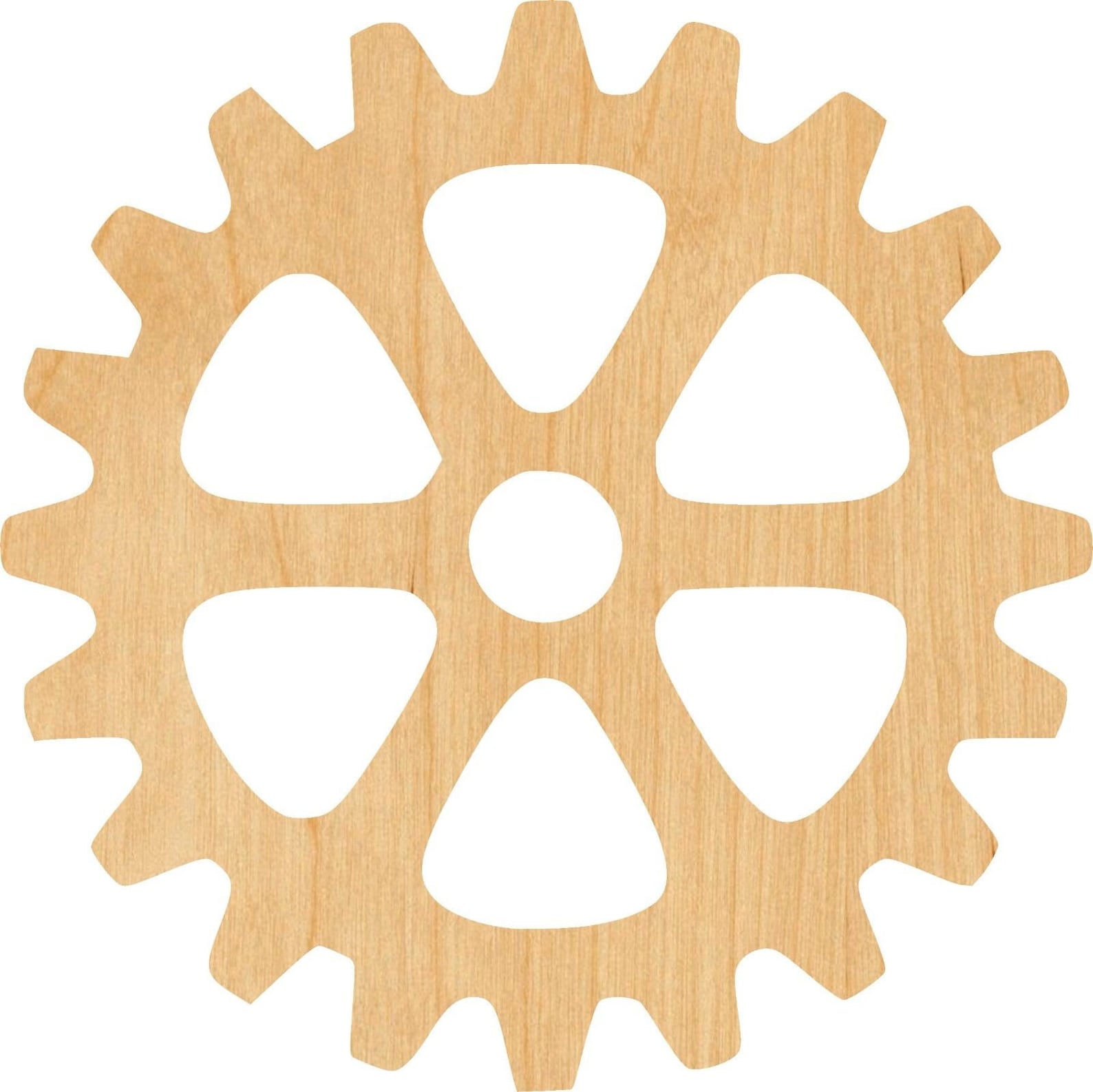 Gear 2 Wooden Laser Cut Out Shape Great for Crafting Etsy