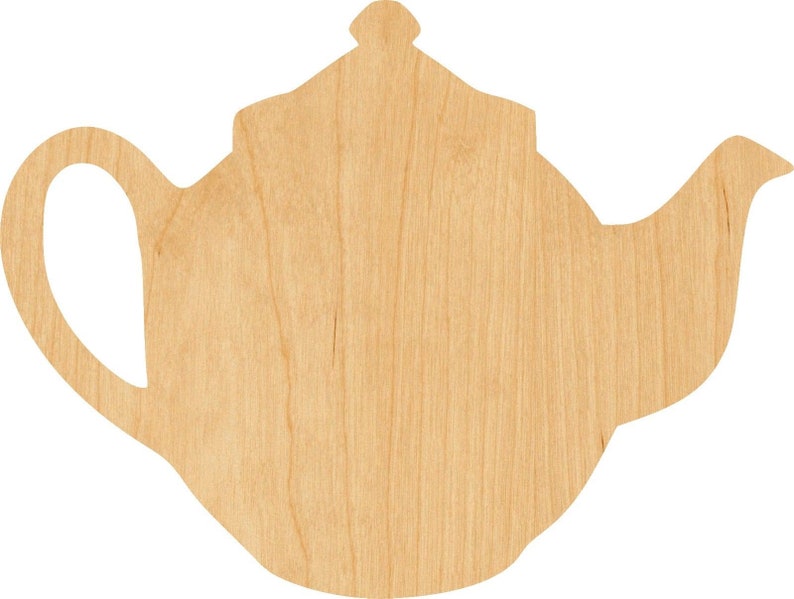 Hobbyist Projects Great for Crafting D.I.Y Tea Pot 2 Wooden Laser Cut Out Shape