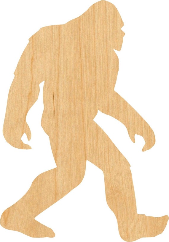 Bigfoot 3 Pick Wooden Laser Cut Out Shape Great for Crafting | Etsy