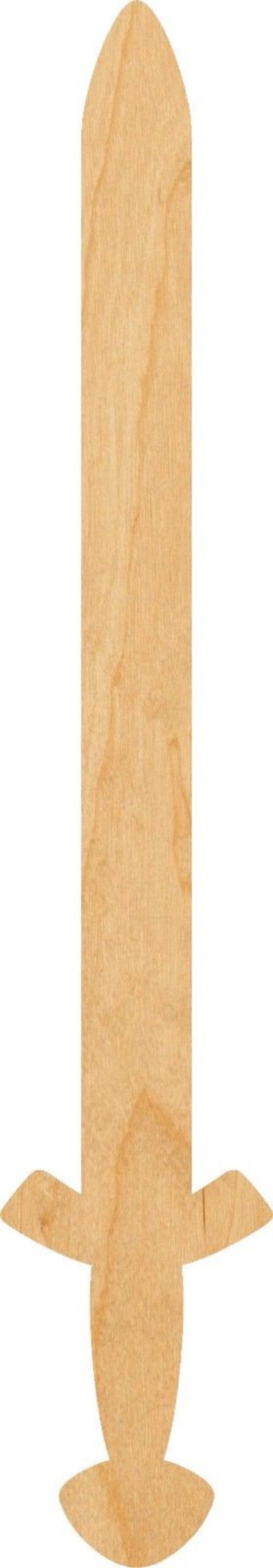 Viking Sword Wooden Laser Cut Out Shape Great for Crafting Etsy