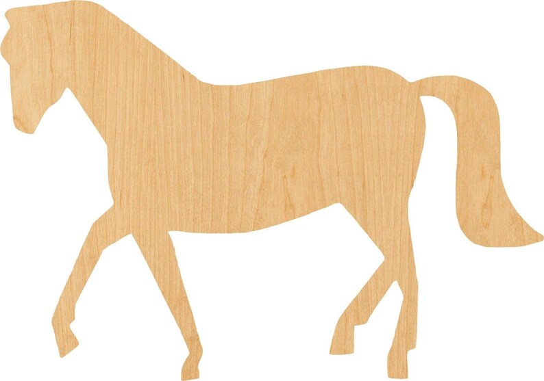 Hobbyist Great for Crafting Horse 2 Wooden Laser Cut Out Shape Projects D.I.Y