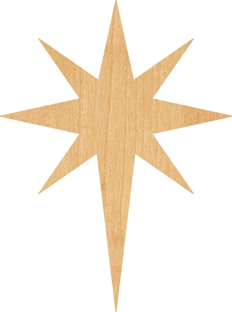 Bethlehem Star Wooden Laser Cut Out Shape Great for Crafting Etsy Bethlehem Star Wooden Laser Cut Out Shape Great for Crafting Etsy