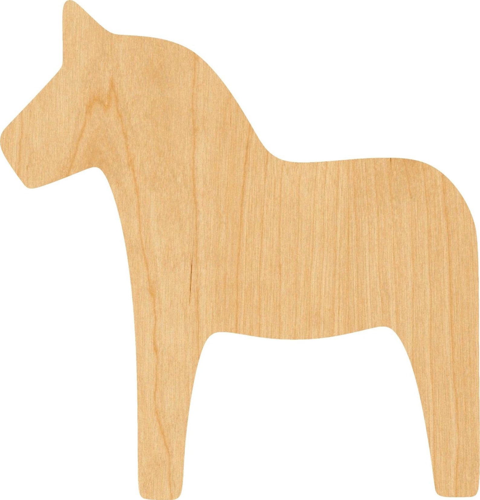 Dala Horse Wooden Laser Cut Out Shape Great for Crafting Etsy