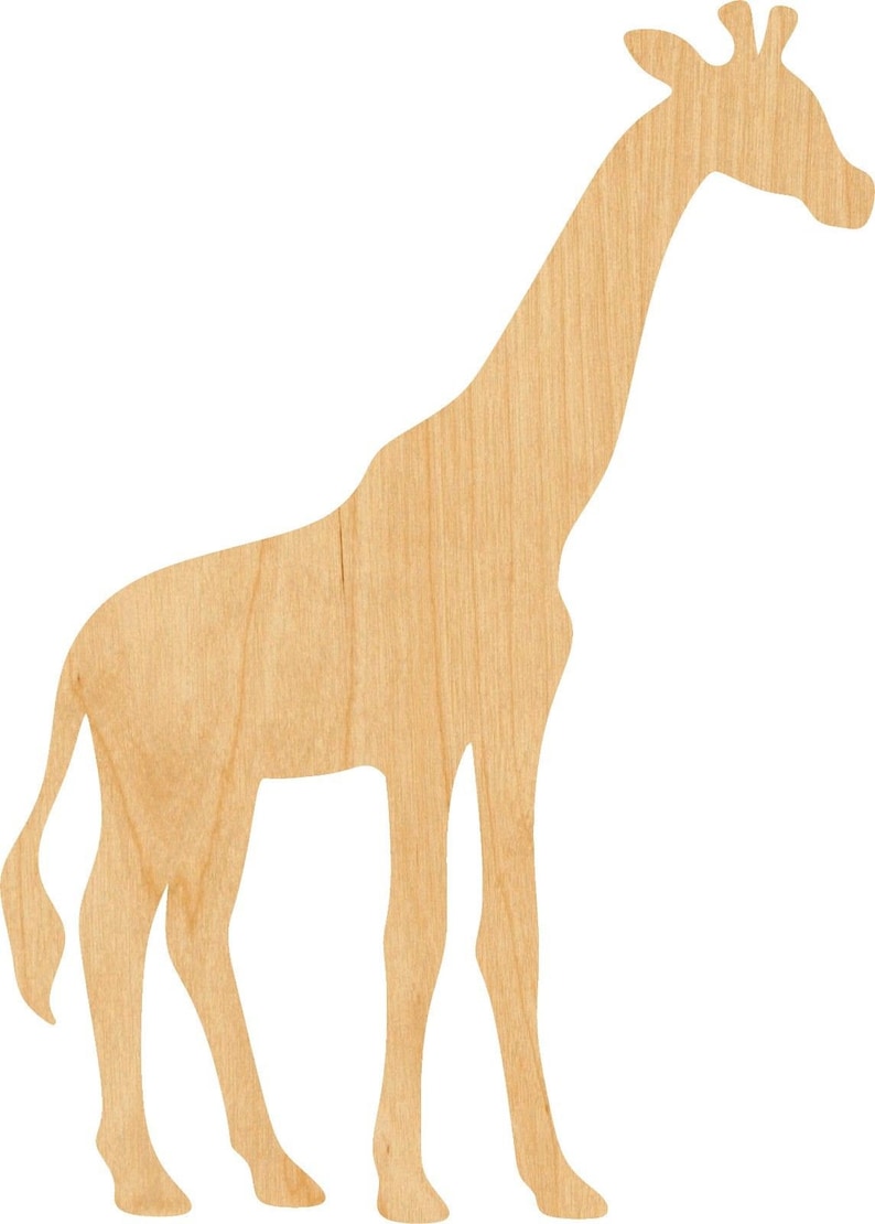 Giraffe Wooden Laser Cut Out Shape Great for Crafting - Etsy