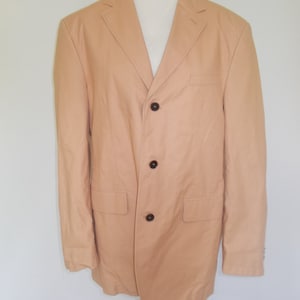 Vintage blazer by Bugatti cotton jacket blazer sports jacket  42&quot; chest Large