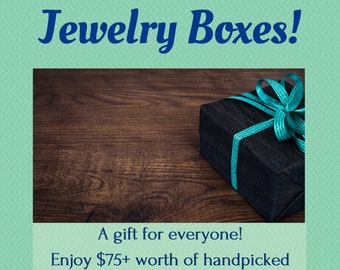 Jewelry gift box; mystery gift box; birthday gift box, jewelry box, gifts for him, gifts for her, afrocentric jewelry