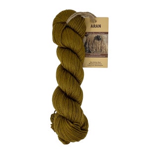 Pure Wensleydale Aran Wool (Worsted Weight) 100g (3.53 oz) Camel