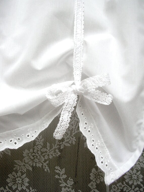 Nordicstyle Curtain Curtain Vintage White Flower Shabby Chic Etsy