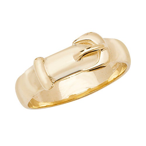 Genuine 9CT Yellow Gold Mens Ring Men s Gold Stunning Plain Belt