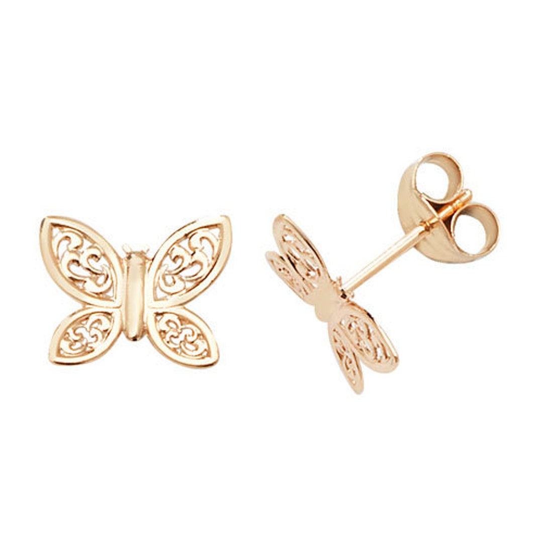 Discover more than 230 childrens gold butterfly earrings super hot