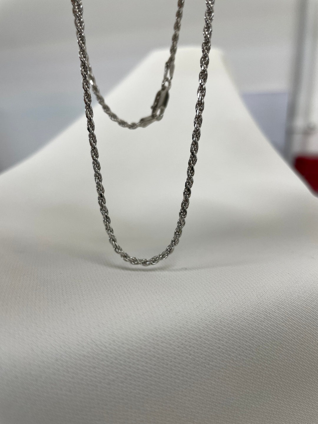 Sterling Silver Rope Chain - Men’s Rope Chain Sterling Silver 925 ...