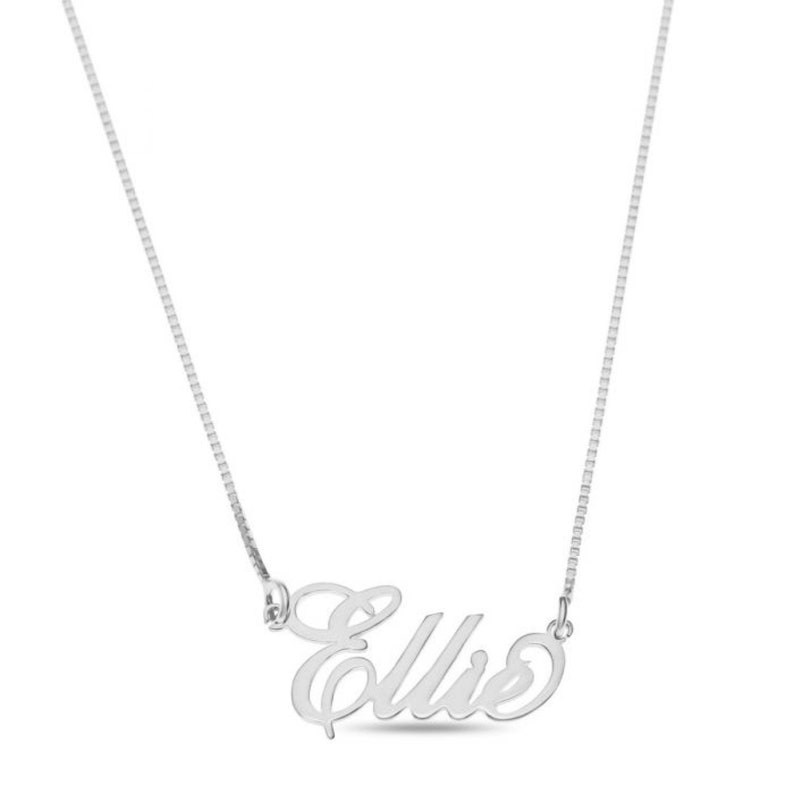 Name Necklace Personalized Name Necklace Personalized Gift Name Birthstone Necklace Daughter Gift Birthstone Necklace Birthday Gift