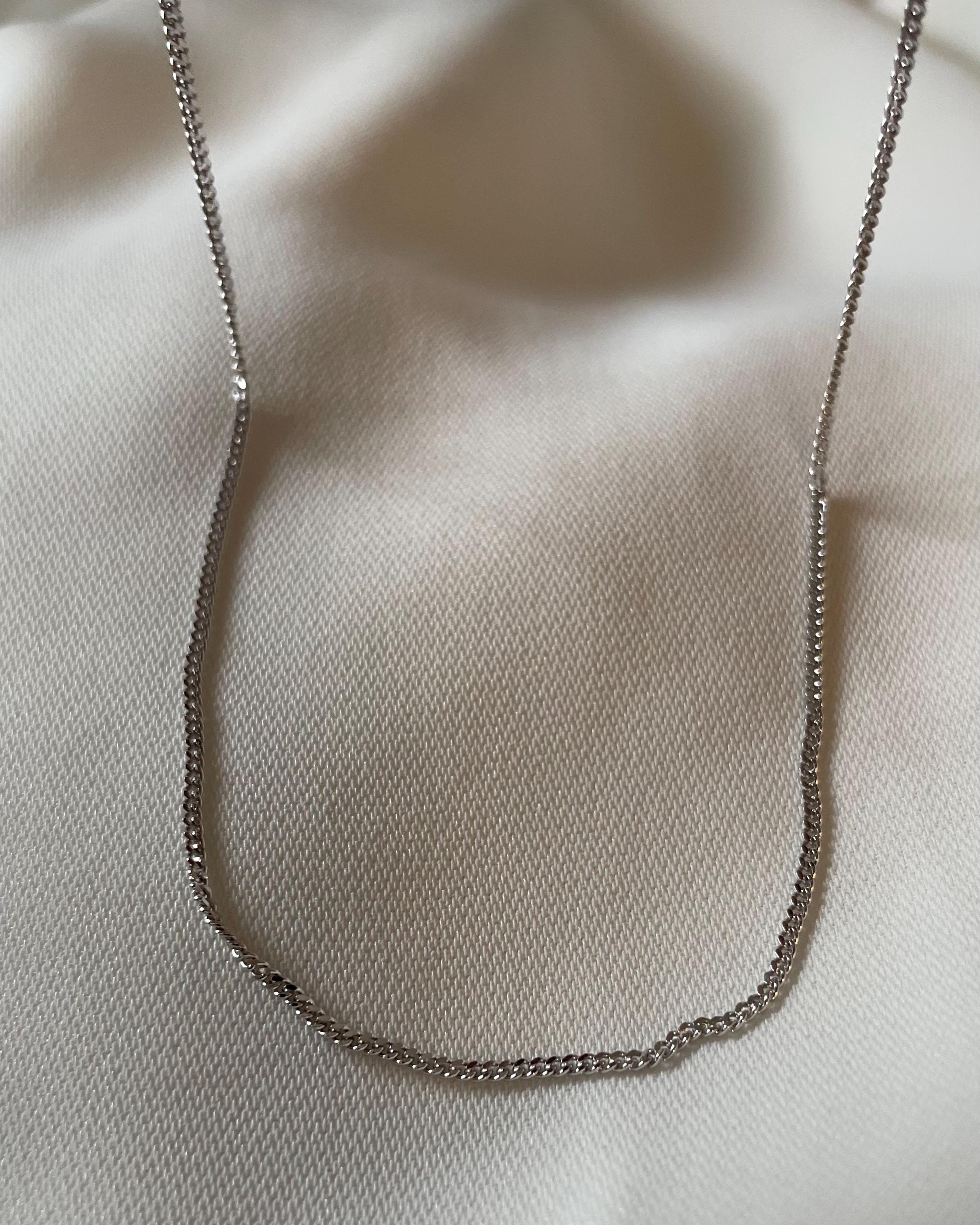 Bracciale in argento sterling placcato in metallo prezioso con maglie a