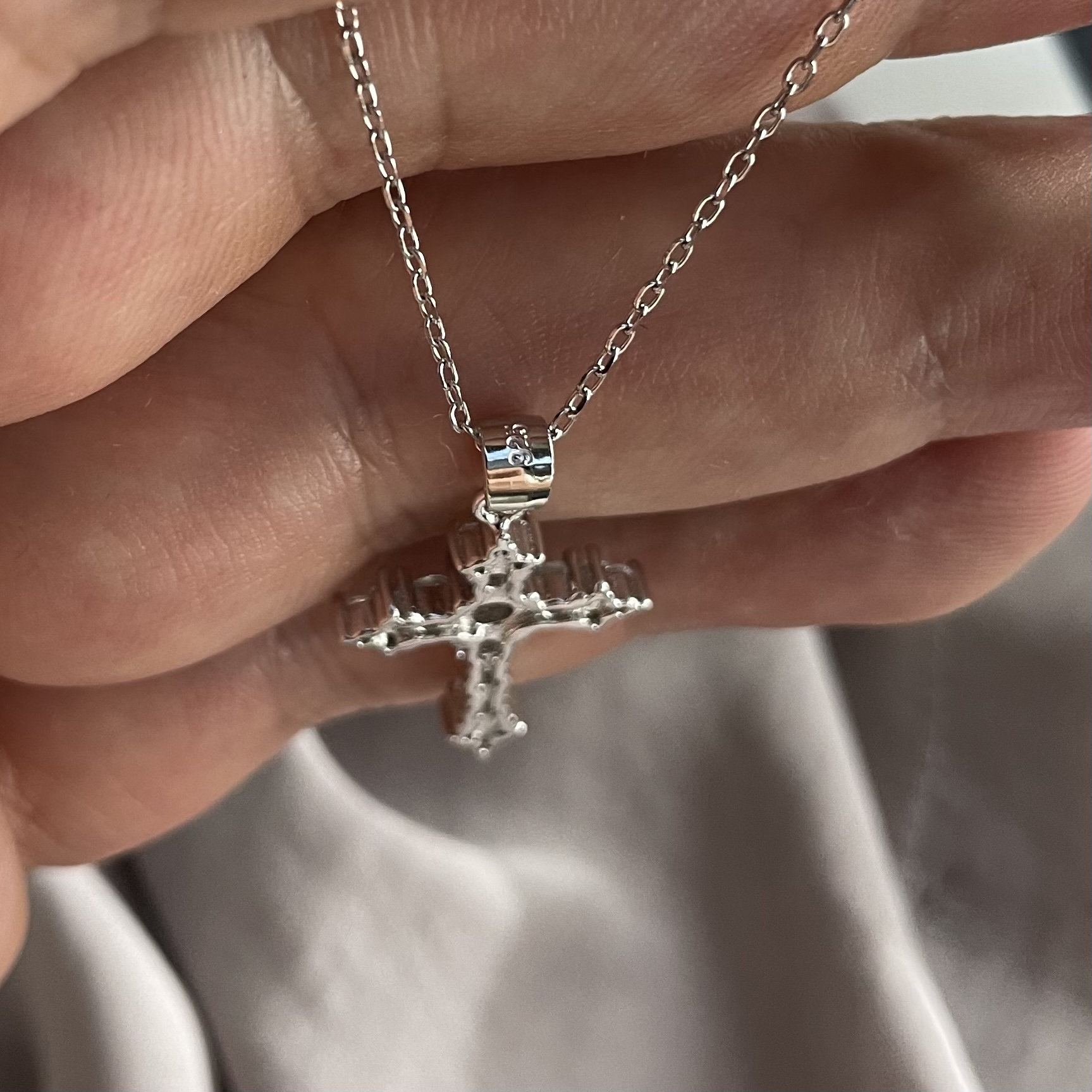 シルバー925 ラウンドカットダイヤモンドネックレス シルバー CZ ラウンドカット ダイヤモンド風 ネックレス SV925