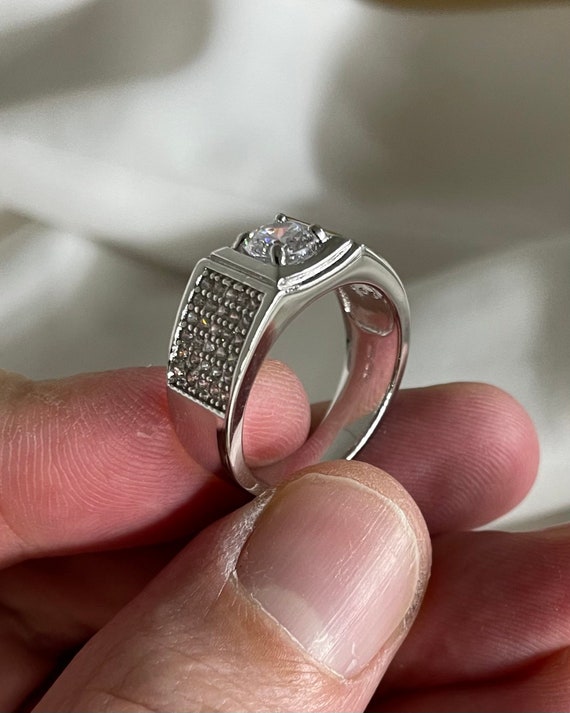 Male Casual Wear Designer 92.5 sterling silver ring for men at Rs 110/gram  in New Delhi