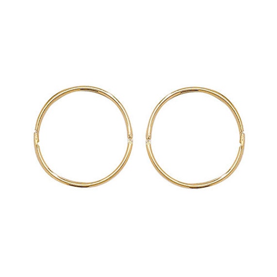 9ct gold shop hinged sleepers