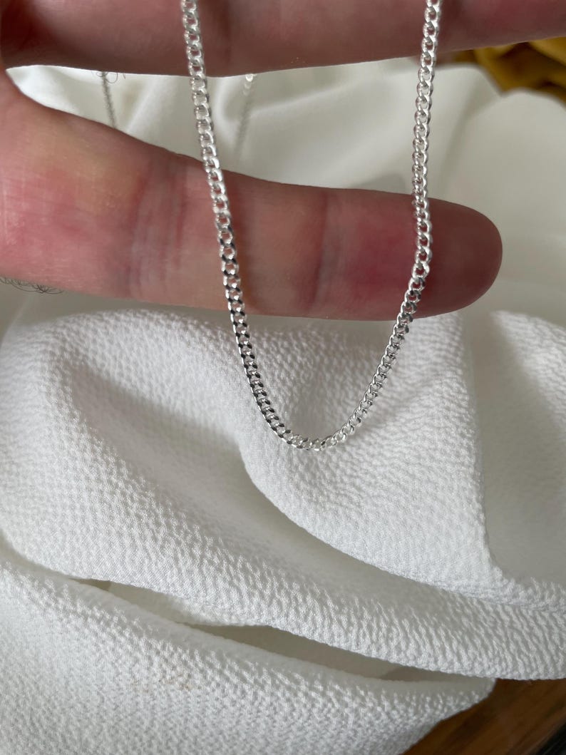 Sterling Silver Curb Chain - Men's Gift Boxed Chain (16-24 Inch) - Etsy UK