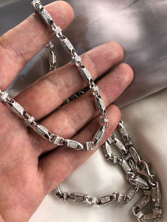 Mens cz best sale chain
