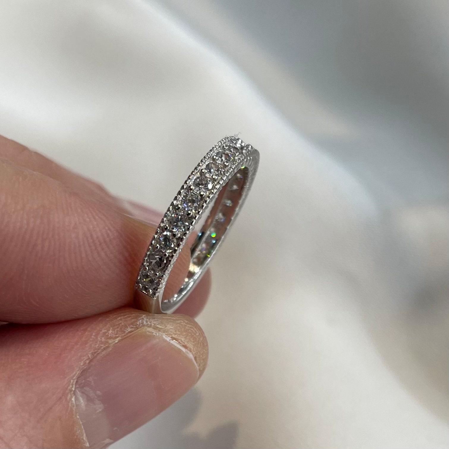 Anelli Argento Con Zirconi Anello Vintage In Argento Sterling Con