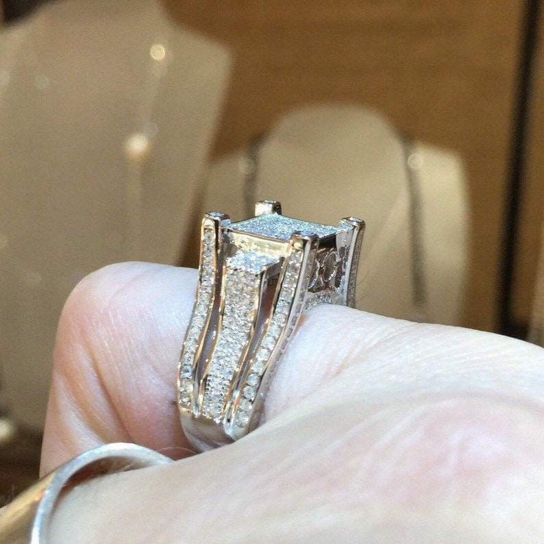 Men's Pinky Ring Sterling Silver Hallmark 925 Bang on Etsy