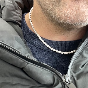 Sterling Silver Rope Chain for Men - Gift Boxed