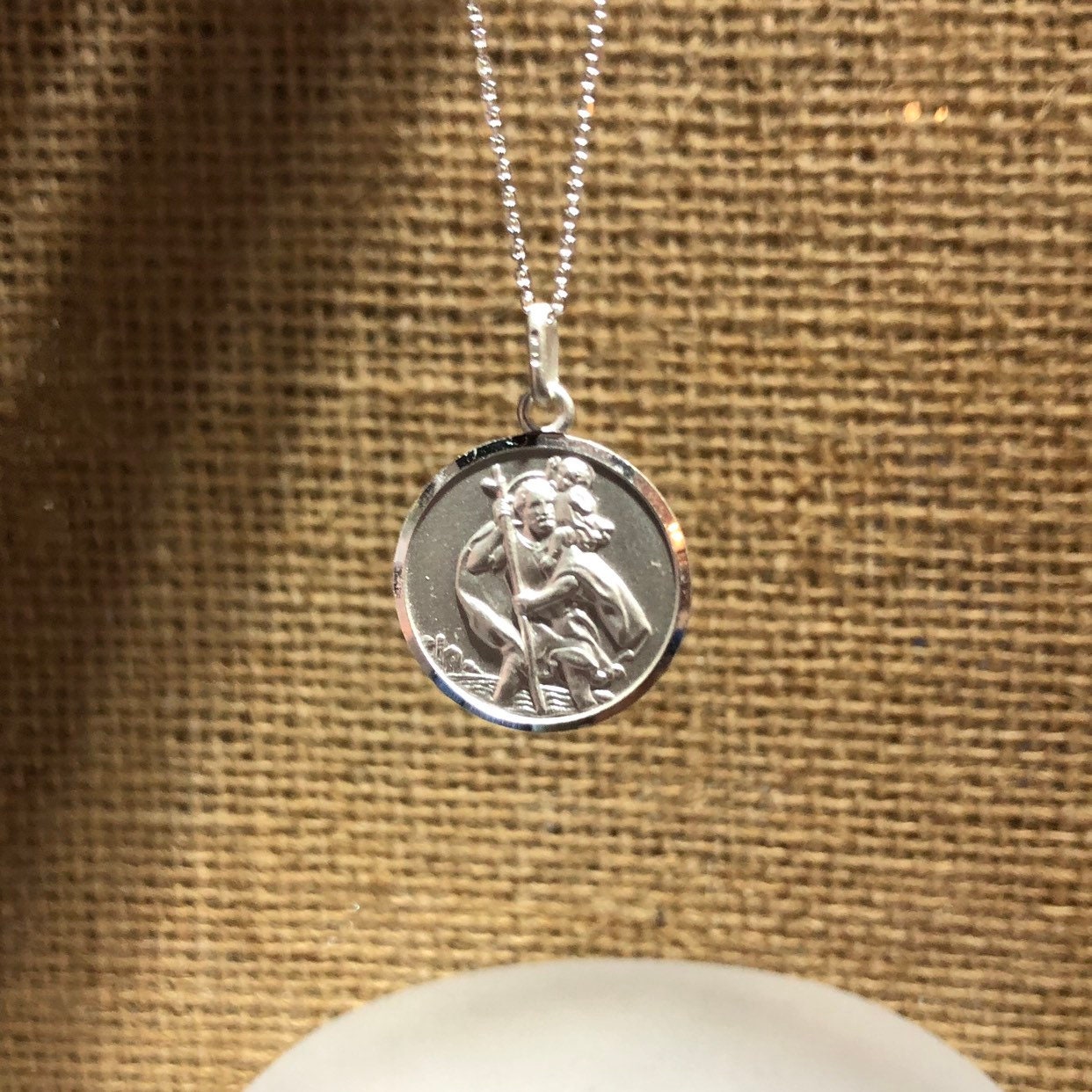 St christopher pendant american swiss Clearance