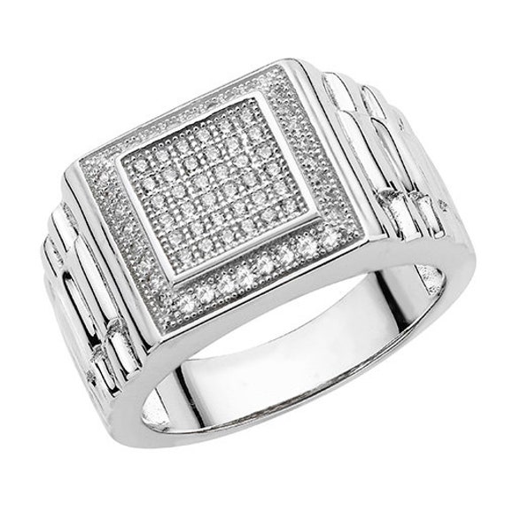 Pure silver ring for mens with grams deals