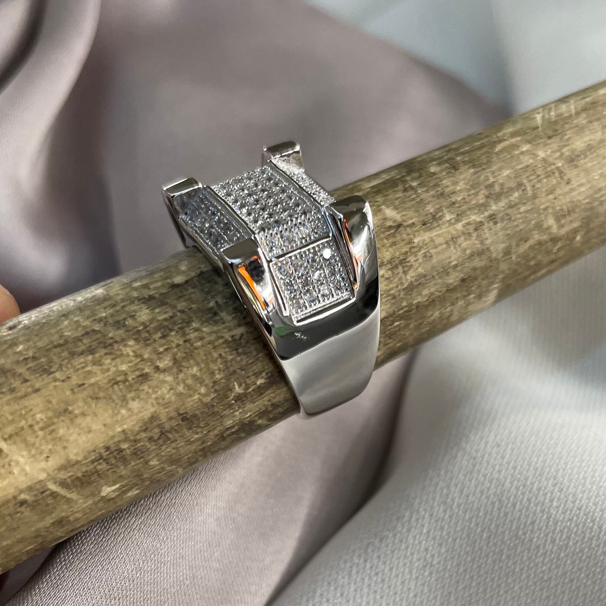 New Men's Pinky Ring Genuine Sterling Silver Ring - Etsy UK