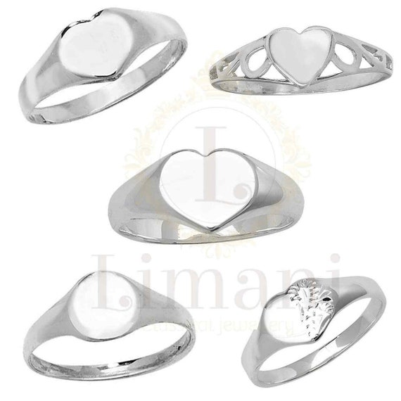 925 Sterling Silver Birthstone Ring Ladies Kids Baby Size 1-5 Midi – Sterling  Silver Fashion