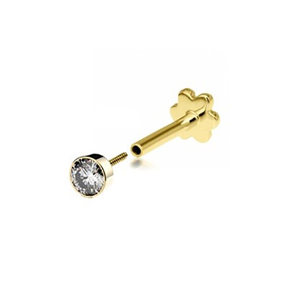 9ct gold labret clearance