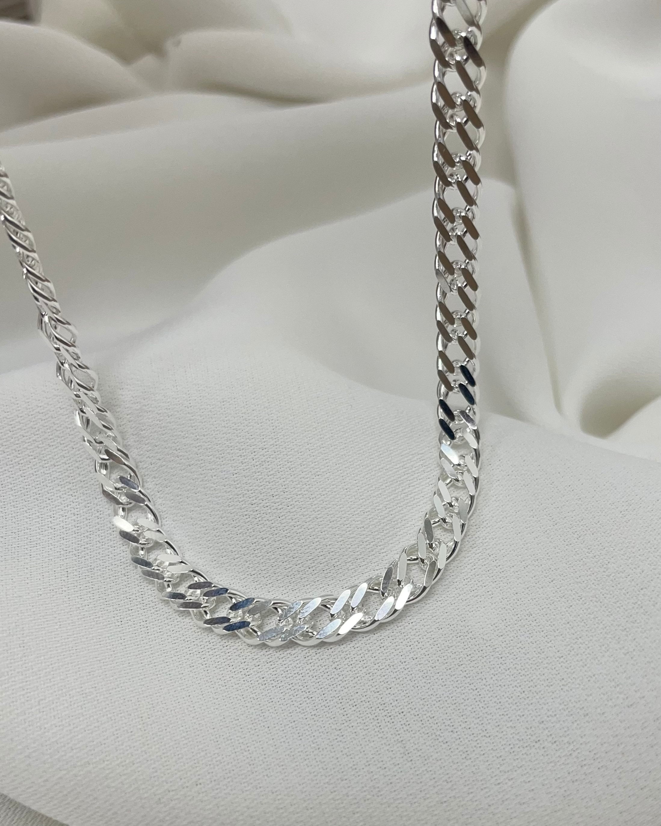 Men's 2-7/8 Ct. T.W. Diamond Double Row Curb Chain