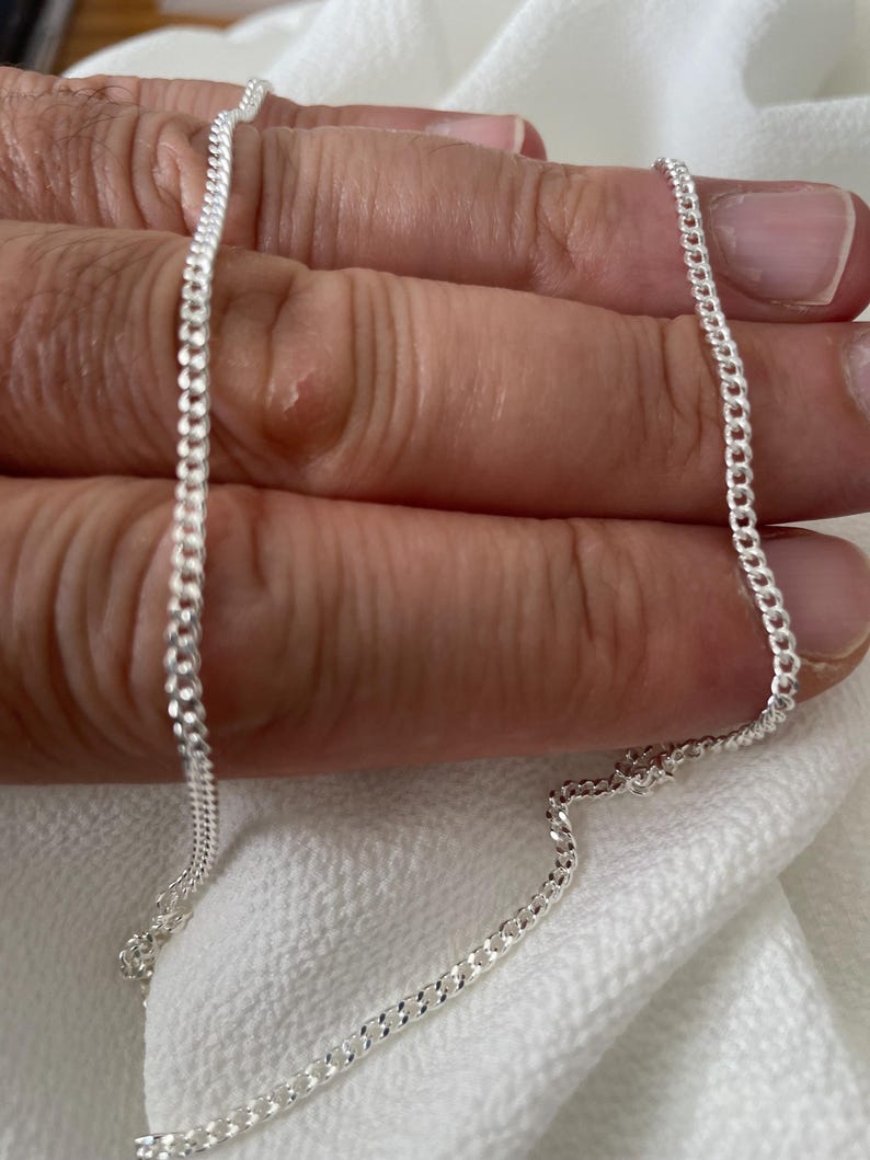 Sterling Silver Curb Chain - Men's Gift Boxed Chain (16-24 Inch) - Etsy UK