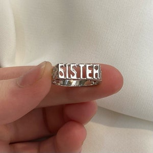 Sterling Silver Sister Ring - Gift Boxed