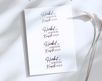 Rub-On-Transfers*22*Herbst*Laub*Konfetti *Sticker*keramik*Holz* Perfekt für DIY