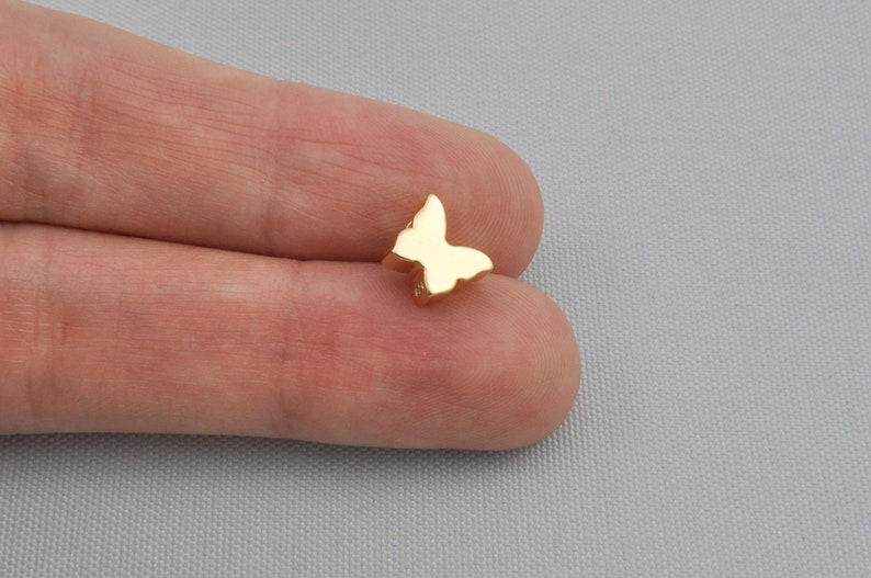 3d Butterfly Pendant // minimalist jewelry image 7